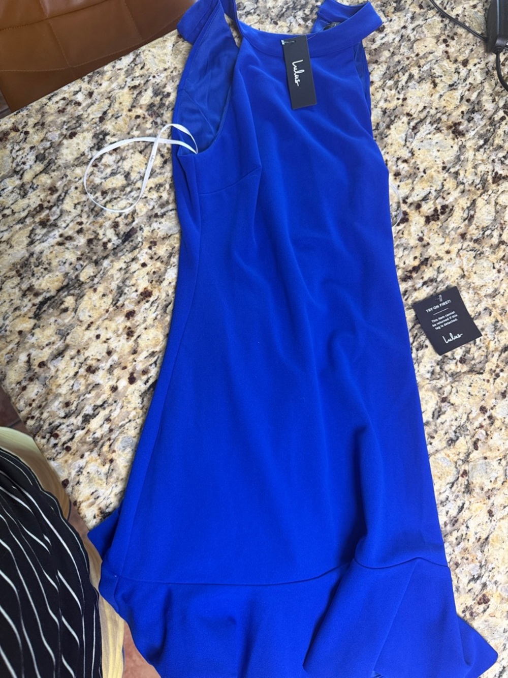 Lulu's Halter Ruffled Mini Dress - Picture 4 of 4